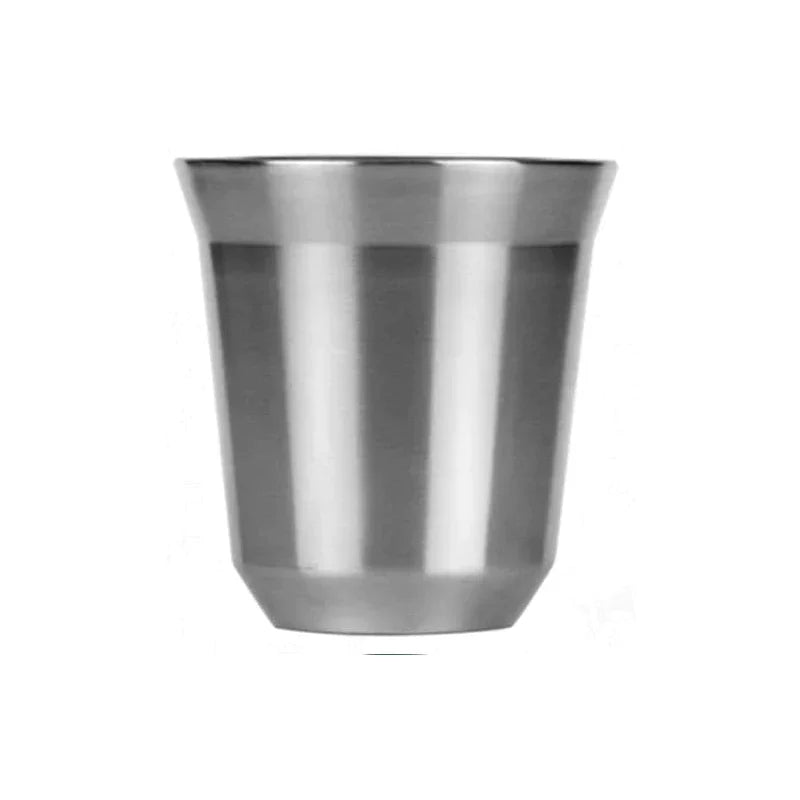 Decorbites™ Doppeltwandige Espressotassen, Isolierter Kaffeebecher, Unzerbrechlicher Edelstahlbecher