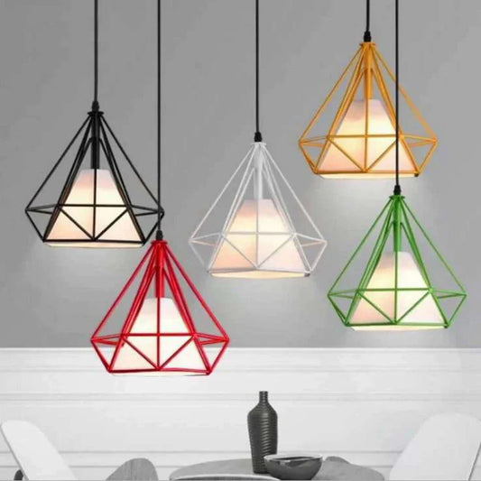 Decorbites™ Diamantkäfig-Anhänger-Kronleuchter für industrielle Beleuchtung im Wohnzimmer und in der Küche
