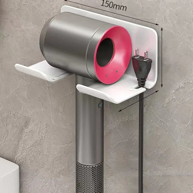 DecorBites™ Hair Dryer Holder and Bathroom Shelves with Storage Box