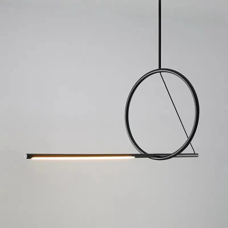 Decorbites™ Art Line LED-Kronleuchter Schwarz-Eisen-Hängeleuchte für Esszimmer Küche Bar
