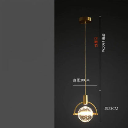 DecorBites™ Crystal LED Ceiling Lamp Chandelier Iron Art Bar Home Decor.