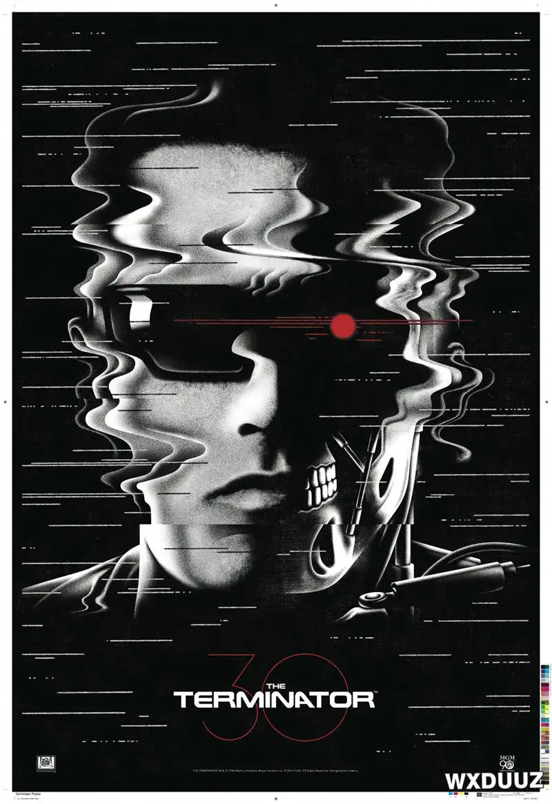 80s Movie TV The Terminator Home Decor Nursery Kids Room Poster Wall Art Bar Cafe Interior Art Decor Posters Canvas Painting