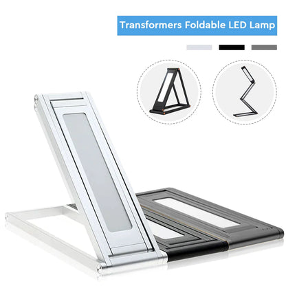 Decorbites™ Abblendbare LED-Schreibtischlampe – Tragbar, Klappbar, USB-Ladung, Energie sparend für Studium & Arbeit