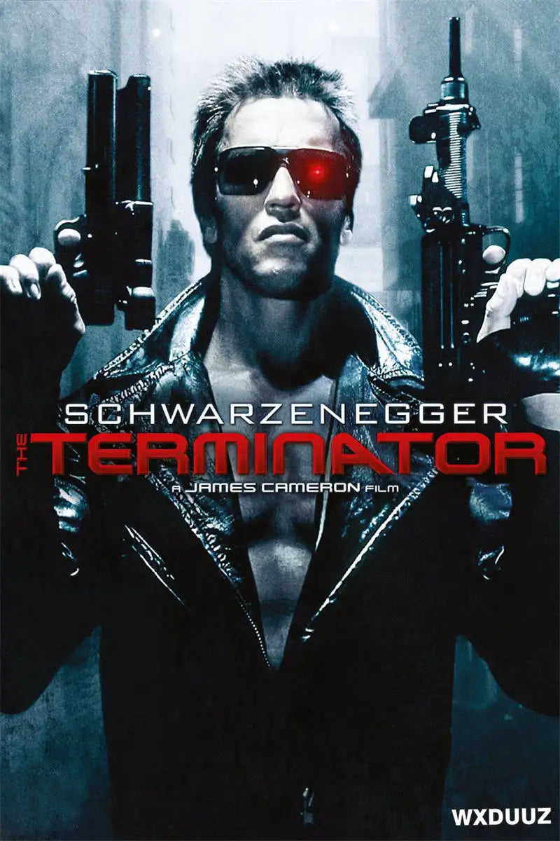 80s Movie TV The Terminator Home Decor Nursery Kids Room Poster Wall Art Bar Cafe Interior Art Decor Posters Canvas Painting