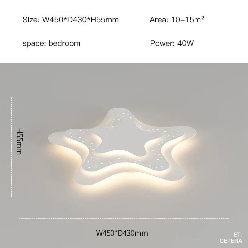 Stars Moon LED Chandelier