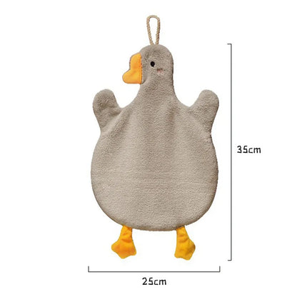 Decorbites™ Süße Gans Mikrofaser Handtücher Korallen Samt Bestickt für Zuhause