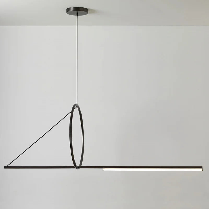 Decorbites™ Art Line LED-Kronleuchter Schwarz-Eisen-Hängeleuchte für Esszimmer Küche Bar