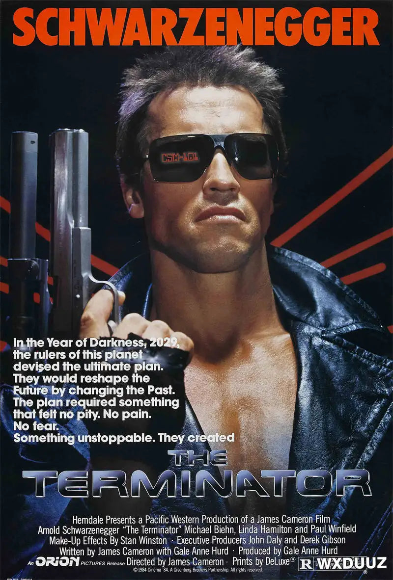 80s Movie TV The Terminator Home Decor Nursery Kids Room Poster Wall Art Bar Cafe Interior Art Decor Posters Canvas Painting