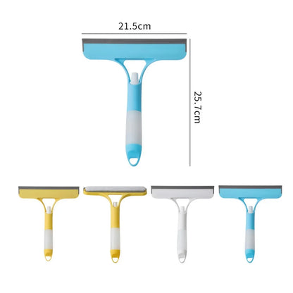 DecorBites™ Glass Cleaning Brush with Spray Cleaner & Scraper