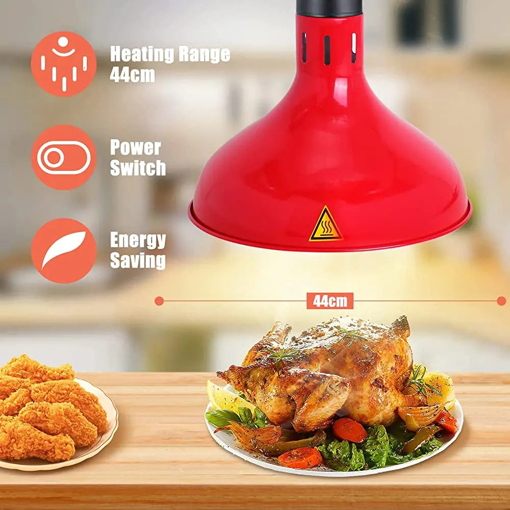 Decorbites™ Elektrische Heizlampe Teleskop-Aufhängung zur Lebensmittelkonservierung für Restaurants