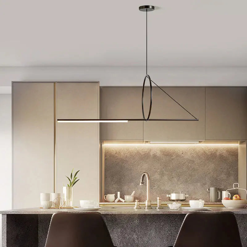 Decorbites™ Art Line LED-Kronleuchter Schwarz-Eisen-Hängeleuchte für Esszimmer Küche Bar