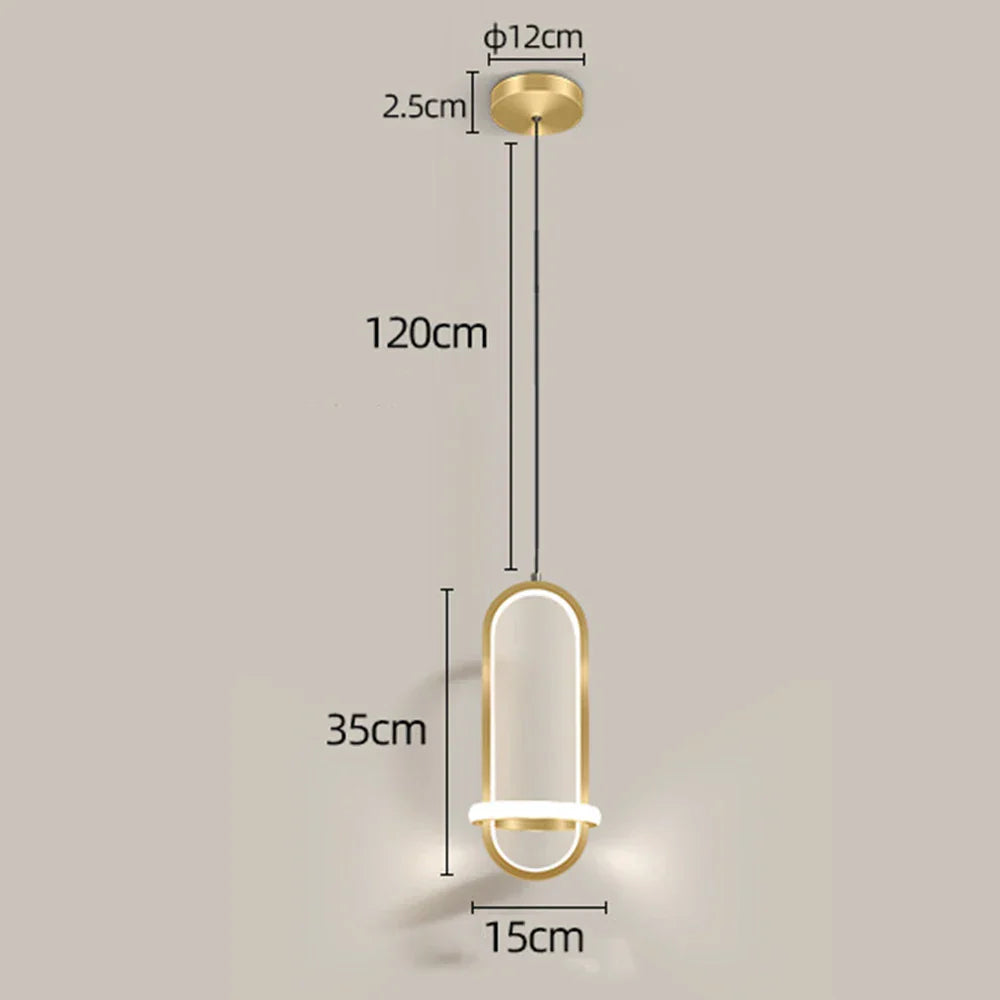 Decorbites™ LED-Hängeleuchter für Schlafzimmer, Wohnzimmer – Modernes minimalistisches Design