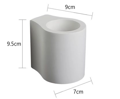 Minimalist white led flush wall sconce bedroom up down wall lamp