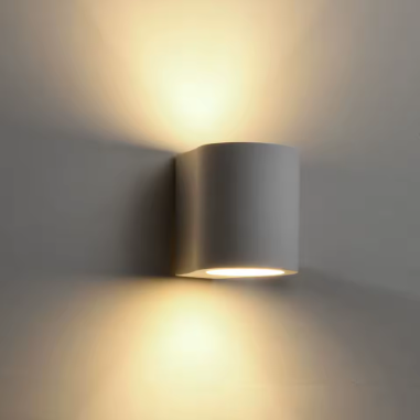 White LED Gypsum Up-Down Sconce