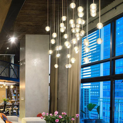 Decorbites™ Kristall-LED-Kronleuchter: Moderne Luxus-Pendantleuchten für Treppenhaus, Schlafzimmer und Wohnzimmer