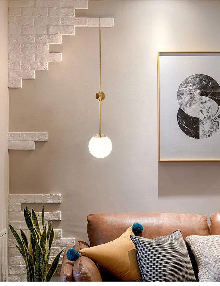 Decorbites™ Glas-Kugeln-LED-Wandleuchten Moderne Nordische Innen-Wandleuchten für Wohnzimmer Esszimmer Schlafzimmer