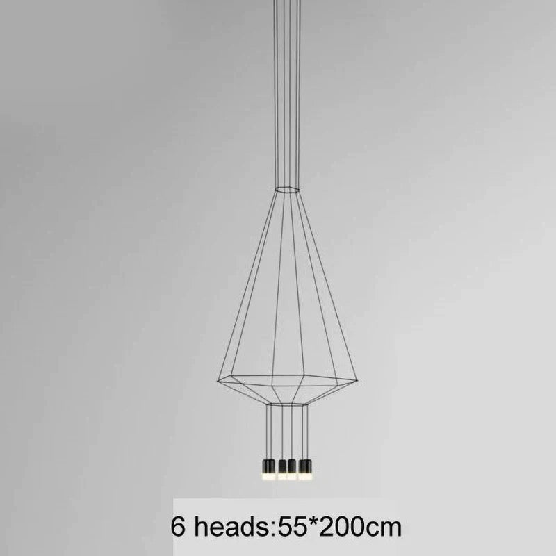 Decorbites™ Industrielle Eisenkunst LED-Hängeleuchte - Schwarze Minimalistische Wandlampe