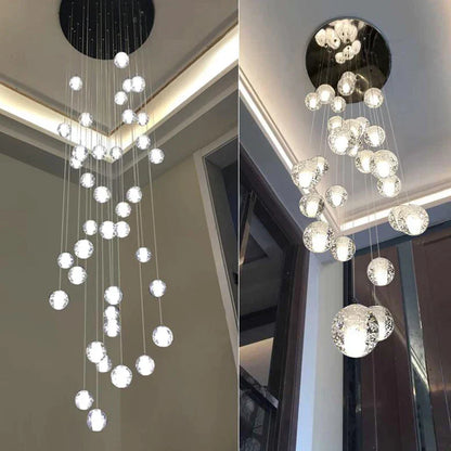 Decorbites™ Kristall-LED-Kronleuchter: Moderne Luxus-Pendantleuchten für Treppenhaus, Schlafzimmer und Wohnzimmer