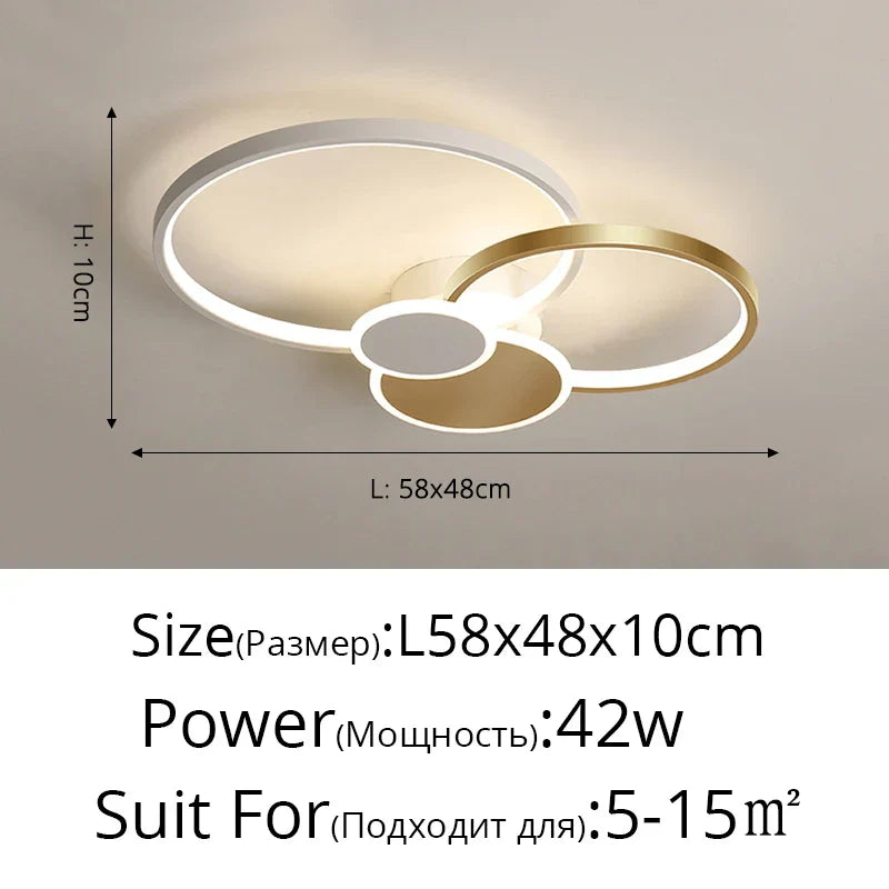 Decorbites™ LED-Kronleuchter für Schlafzimmer Esszimmer Wohnzimmer Halle Innenbeleuchtung