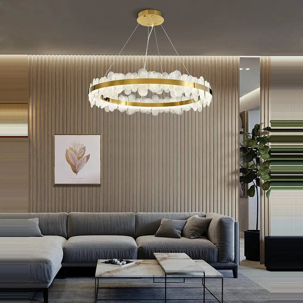 Decorbites™ Goldener Edelstahl-LED-Designer-Kronleuchter für das Esszimmer