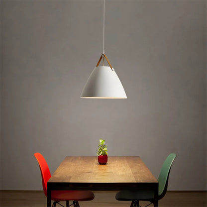 Decorbites™-Leder- und Eisen-Finish-Hängelampe für Küche, Esszimmer und Wohnzimmer