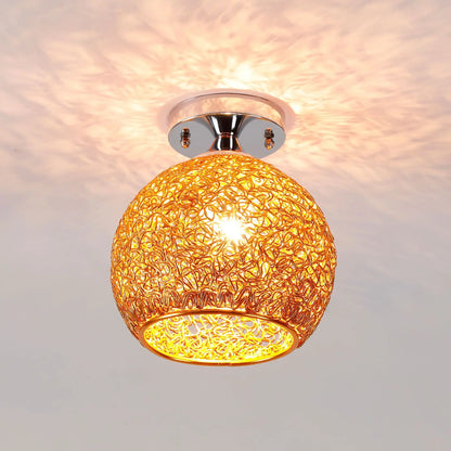 DecorBites™ Glass Ball LED Ceiling Lights for Home Decor and Minimalist Living Rooms