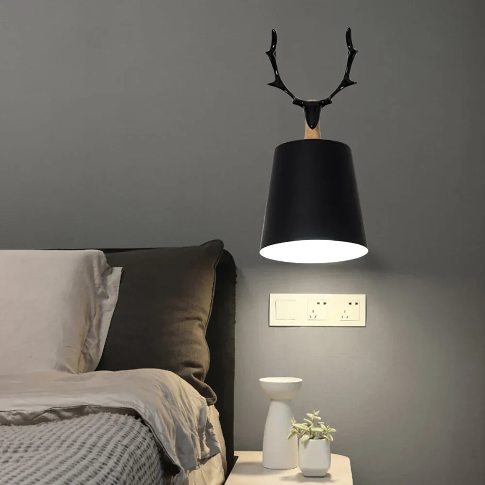 Wooden Nordic Wall Lamp