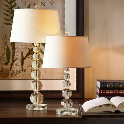 DecorBites™ Crystal Ball Table Lamp: Modern LED Art Deco for Bedroom, Living Room & Home