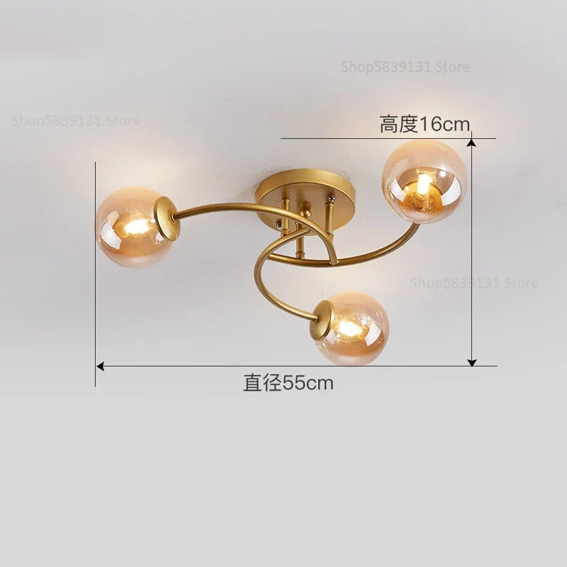 Decorbites™ Glasbirnen-LED-Deckenleuchte für modernes Wohnzimmer und Küche