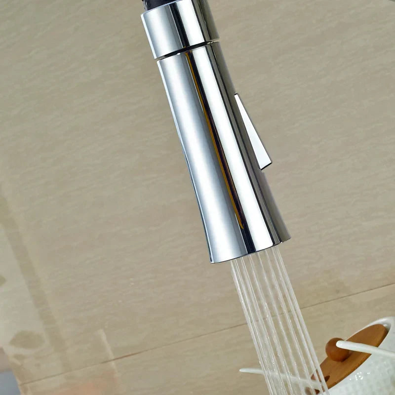 Decorbites™ Küchenarmatur-Duschkopf | Dual-Funktionsstrahl-Ersatzkopf | Chrom-Finish