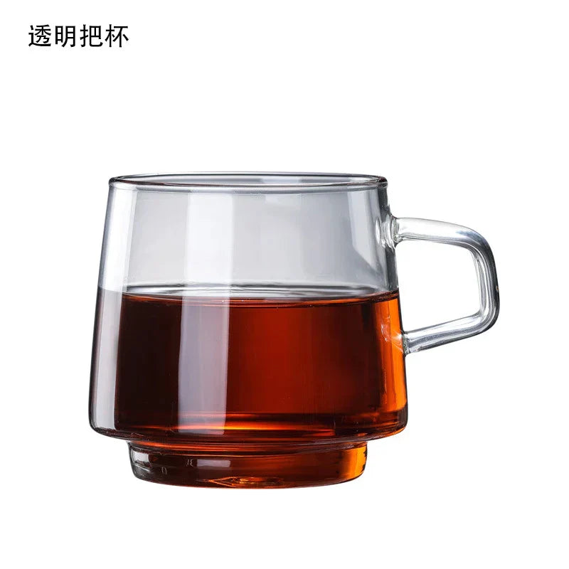 Decorbites™ Glas-Kaffeetasse Tumbler | Bunte hitzebeständige Teetasse Saftbecher