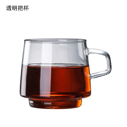 Decorbites™ Glas-Kaffeetasse Tumbler | Bunte hitzebeständige Teetasse Saftbecher