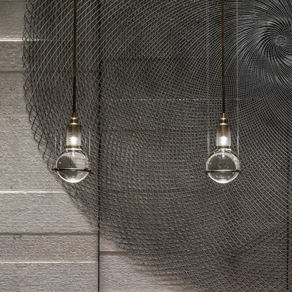 DecorBites™ Crystal Ball LED Pendant Light for Dining Room Living Bedroom Bedside