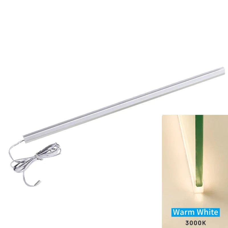 Decorbites™ LED-Schranksleifenleuchte für 8 mm Glasplatten Bücherregal Streifenlicht