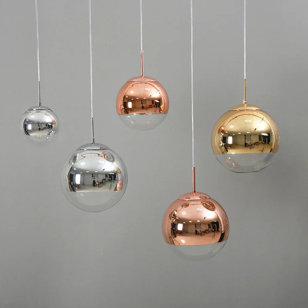Decorbites™ Glasball-Elektroplattier-LED-Hängeleuchte für Küche, Wohnzimmer und Schlafzimmer
