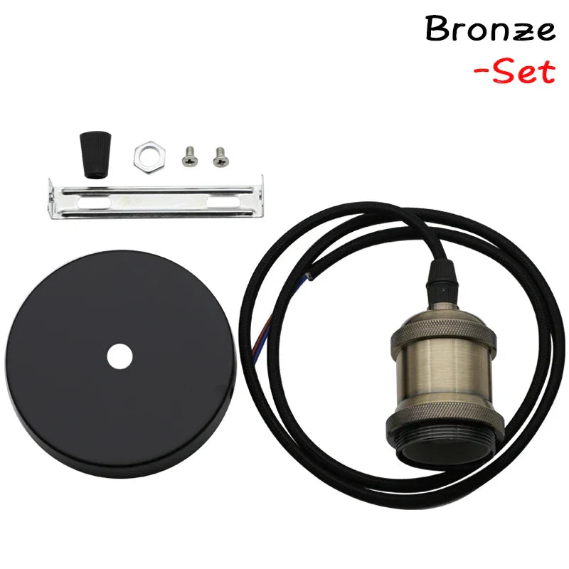 Decorbites™ Industrielle Hängeleuchte Lampe E27 90-265V Edison-Glühbirnenfassung Loft-Heimdekoration