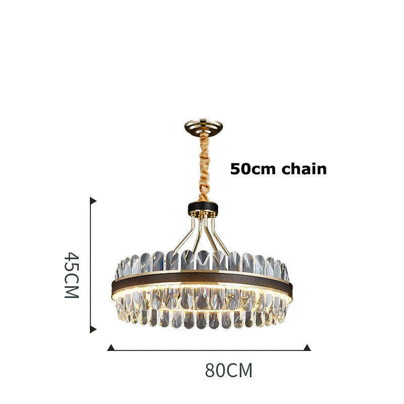 Decorbites™ Kristall-Oval-Lüster-Beleuchtung für das Esszimmer