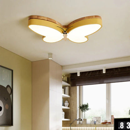 Decorbites™ LED-Schmetterlings-Lüster Modernes Holz-Deckenlicht für Kinderzimmer