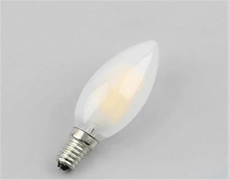 Decorbites™ Frosted E14 LED-Kerzenleuchte Kristalllampe Warmweiß Retro-Filament-Birnen