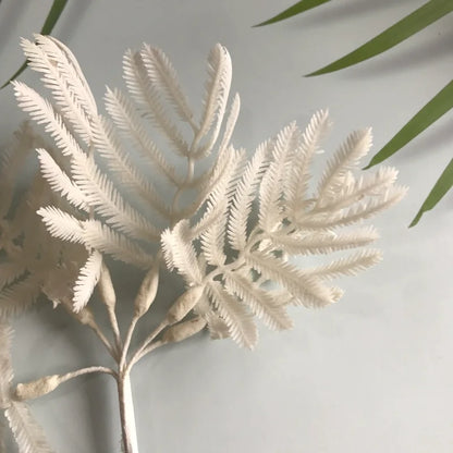 DecorBites™ Artificial Eucalyptus Leaf Bunch for Home Christmas Wedding Decor - 6-Pack