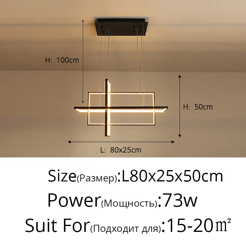 DecorBites™ Geometric Aluminum Pendant Lights for Living Bedroom Restaurant Dining Kitchen Home Décor