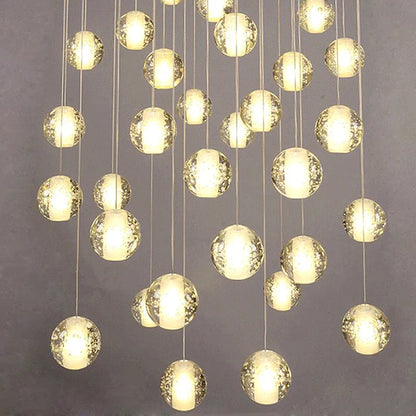 Decorbites™ Kristall-LED-Kronleuchter: Moderne Luxus-Pendantleuchten für Treppenhaus, Schlafzimmer und Wohnzimmer
