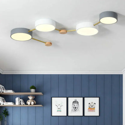 Decorbites™ LED-Holz-Deckenleuchter für Wohnzimmer, Schlafzimmer, Kinderzimmer-Dekoration