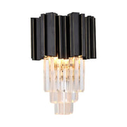Crystal Drop Wall Sconce With K9 Crystals