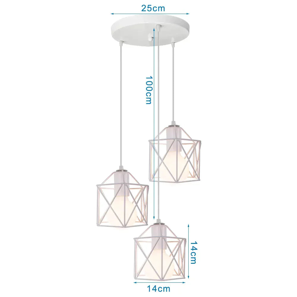 Decorbites™ Eisenkäfig-Hängeleuchten | Moderne Deckenleuchter für Wohnzimmer & Küche