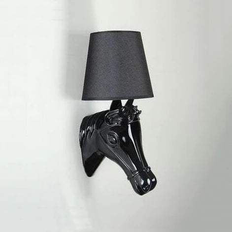 Decorbites™ Pferde-Wandlampe: Retro-Harzleuchte für Wohnzimmer, Schlafzimmer oder Hotelflure