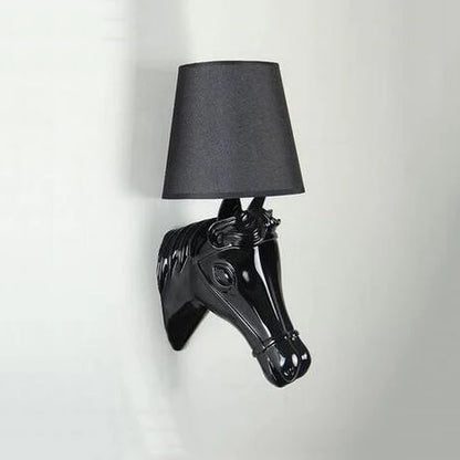 Decorbites™ Pferde-Wandlampe: Retro-Harzleuchte für Wohnzimmer, Schlafzimmer oder Hotelflure