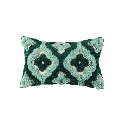 DecorBites™ Geometric Embroidery Tassel Cushion Case 45x45cm Home Decor Pillow Case
