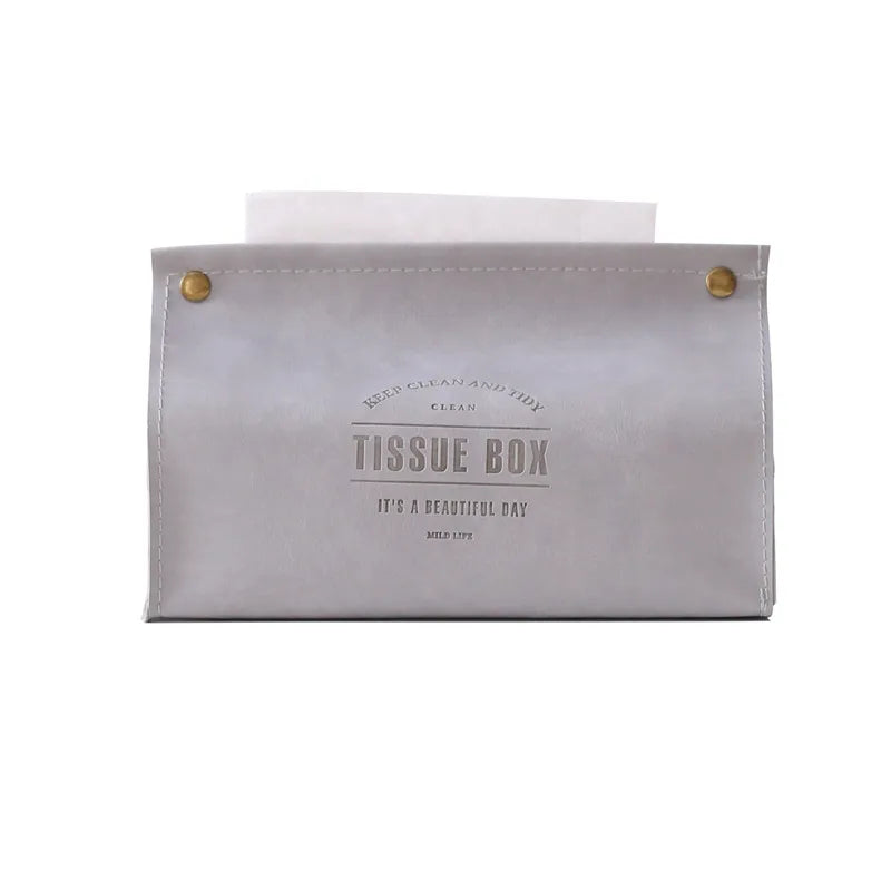 Leather Nordic Tissue Holder