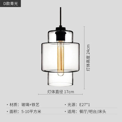 DecorBites™ Geometric Glass Pendant Light Collection: Modern Crystalline Pendant Series